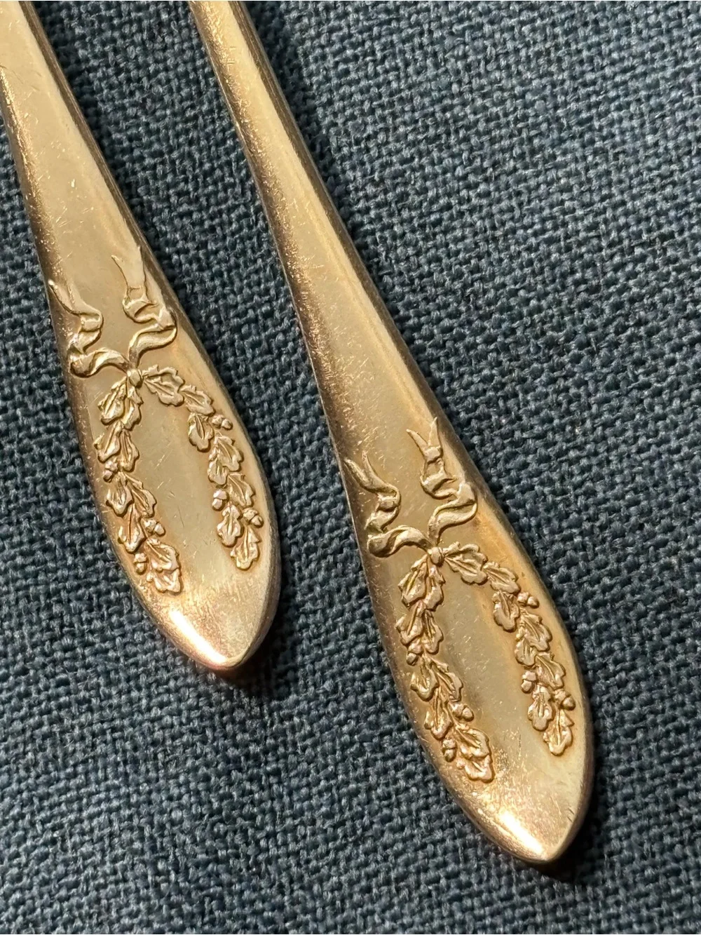Antique Rockford Silver Plate Co. Wm. A. Rogers Cocktail/Oyster Forks - Set of 2